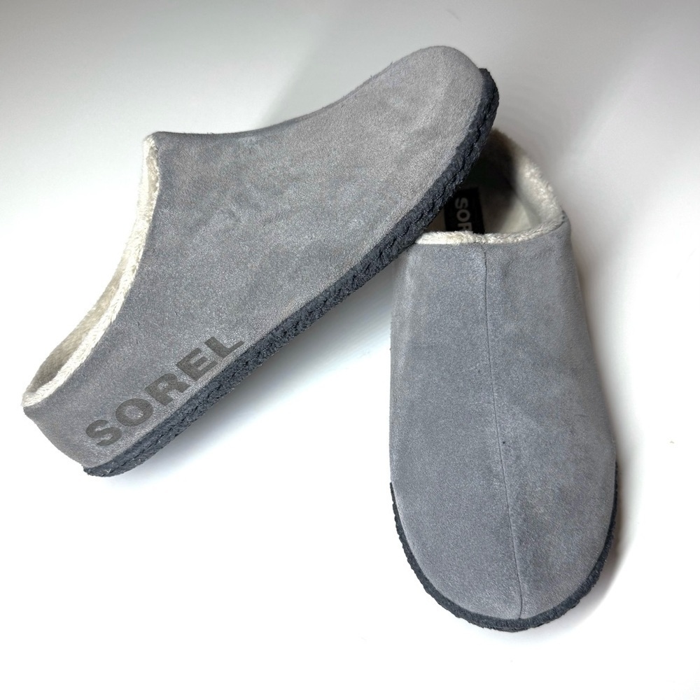 Sorel Kids Lanner Ridge Gray Slippers Size- 3